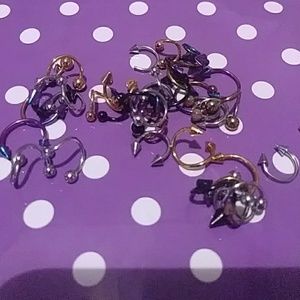 Bag of brow or lip rings